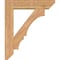Ekena Millwork Balboa Slat Smooth Bracket w/ Offset Brace, Western Red Cedar, 7 1/2"W x 32"D x 38"H BKT0806X32X38BOA06SWR - alternate 3